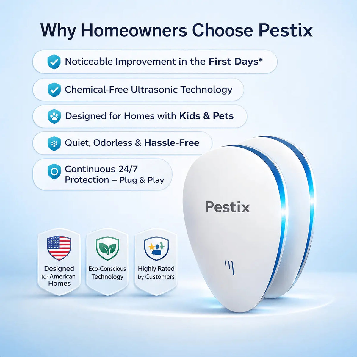 Pestix™ 2026 Upgraded Pest Repeller - Banish Pests For Good