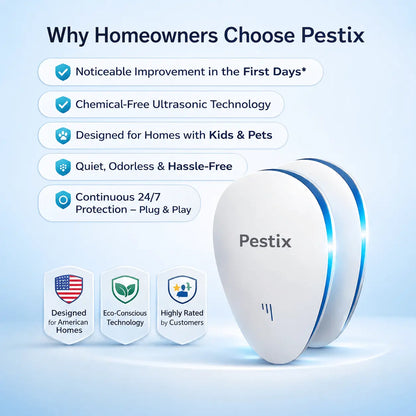 Pestix™ 2026 Upgraded Pest Repeller - Banish Pests For Good