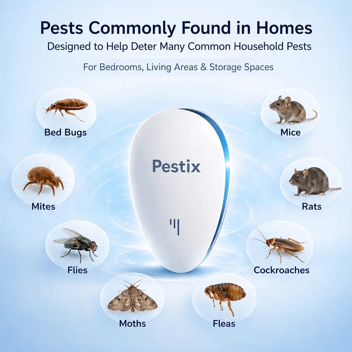 Pestix™ 2026 Upgraded Pest Repeller - Banish Pests For Good